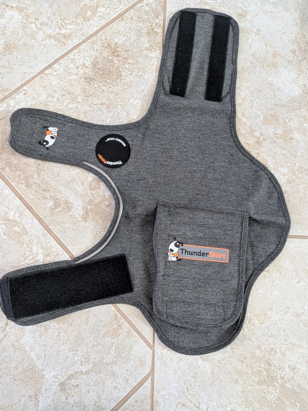 Thundershirt Heather Gray Calming Dog Jacket